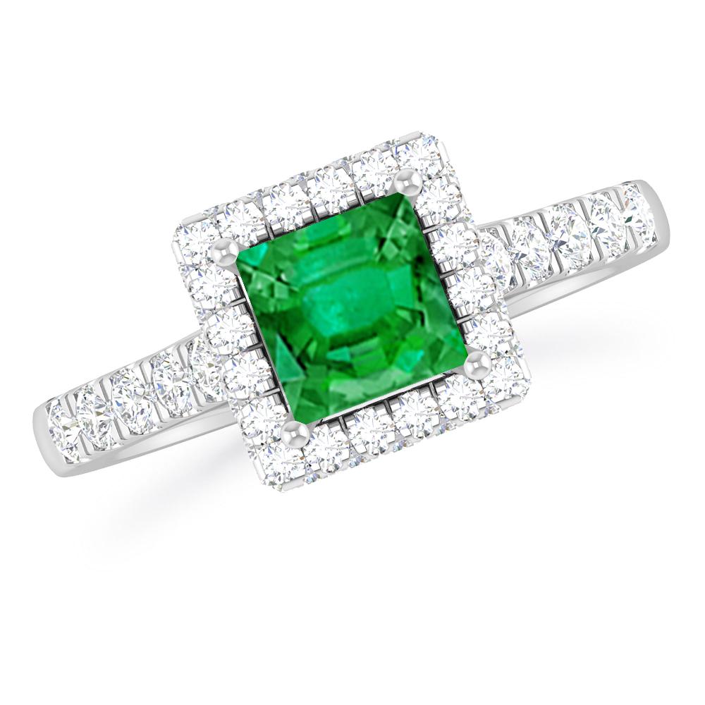 White Gold - Emerald