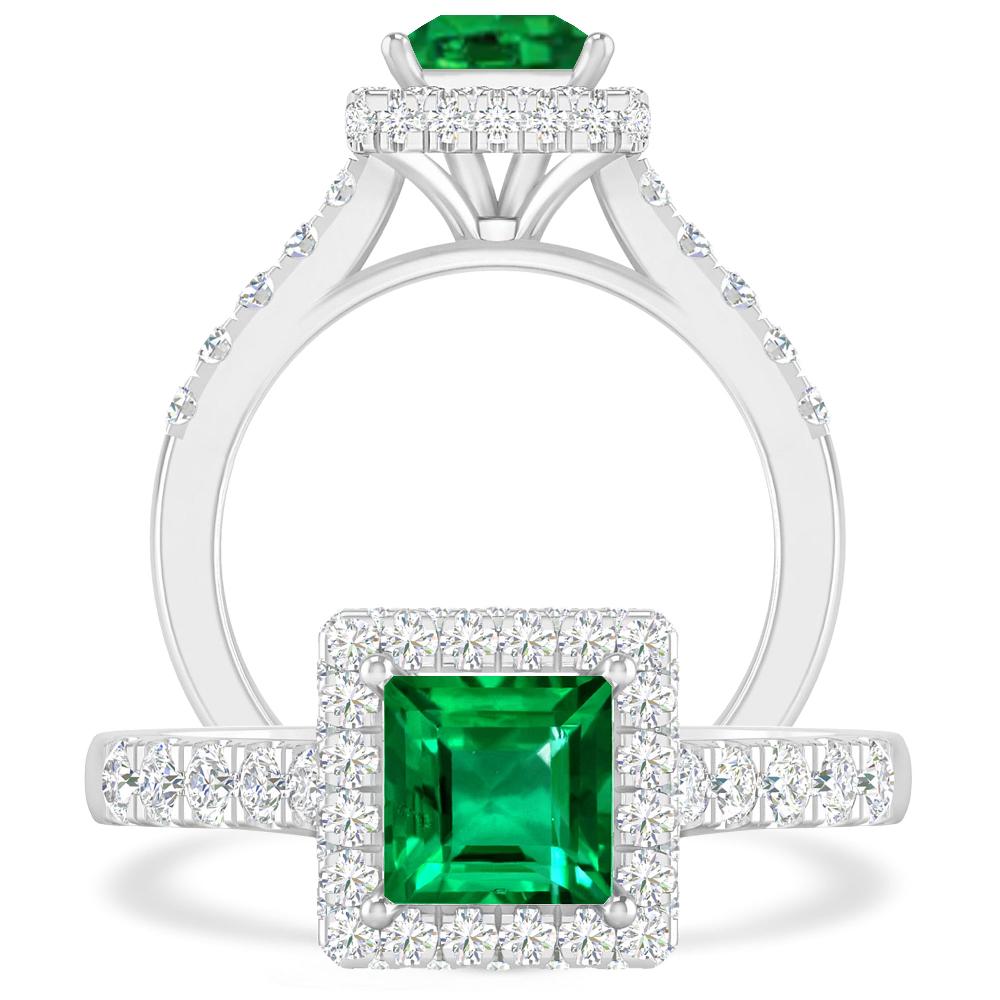 White Gold - Emerald