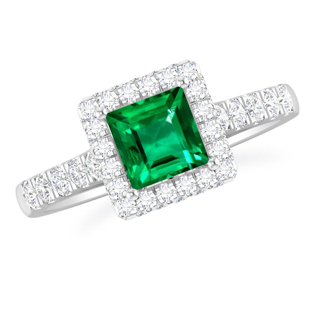 White Gold - Emerald