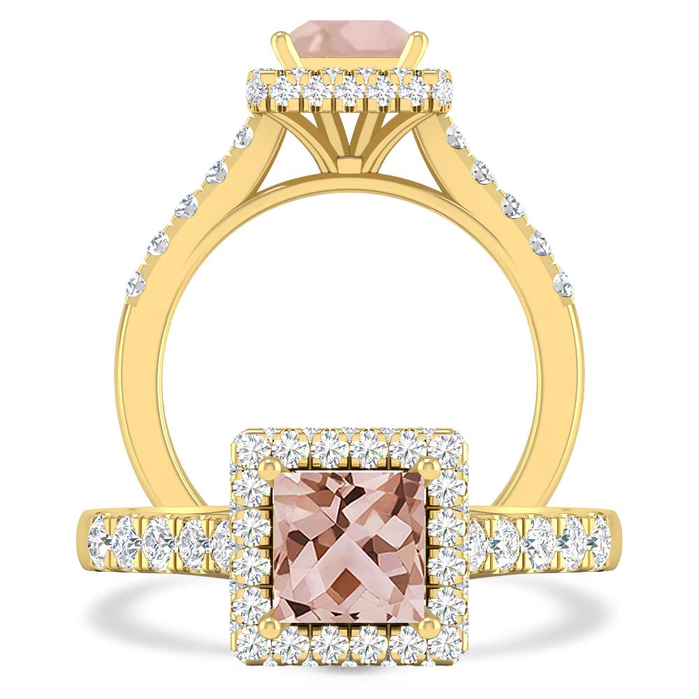 Yellow Gold - Morganite