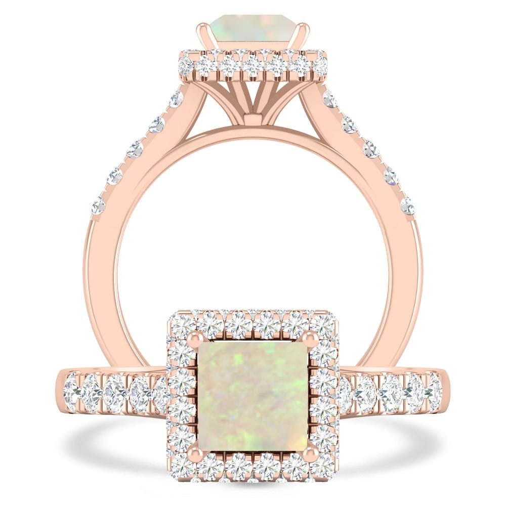 Rose Gold - Opal