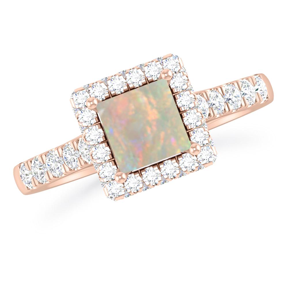 Rose Gold - Opal