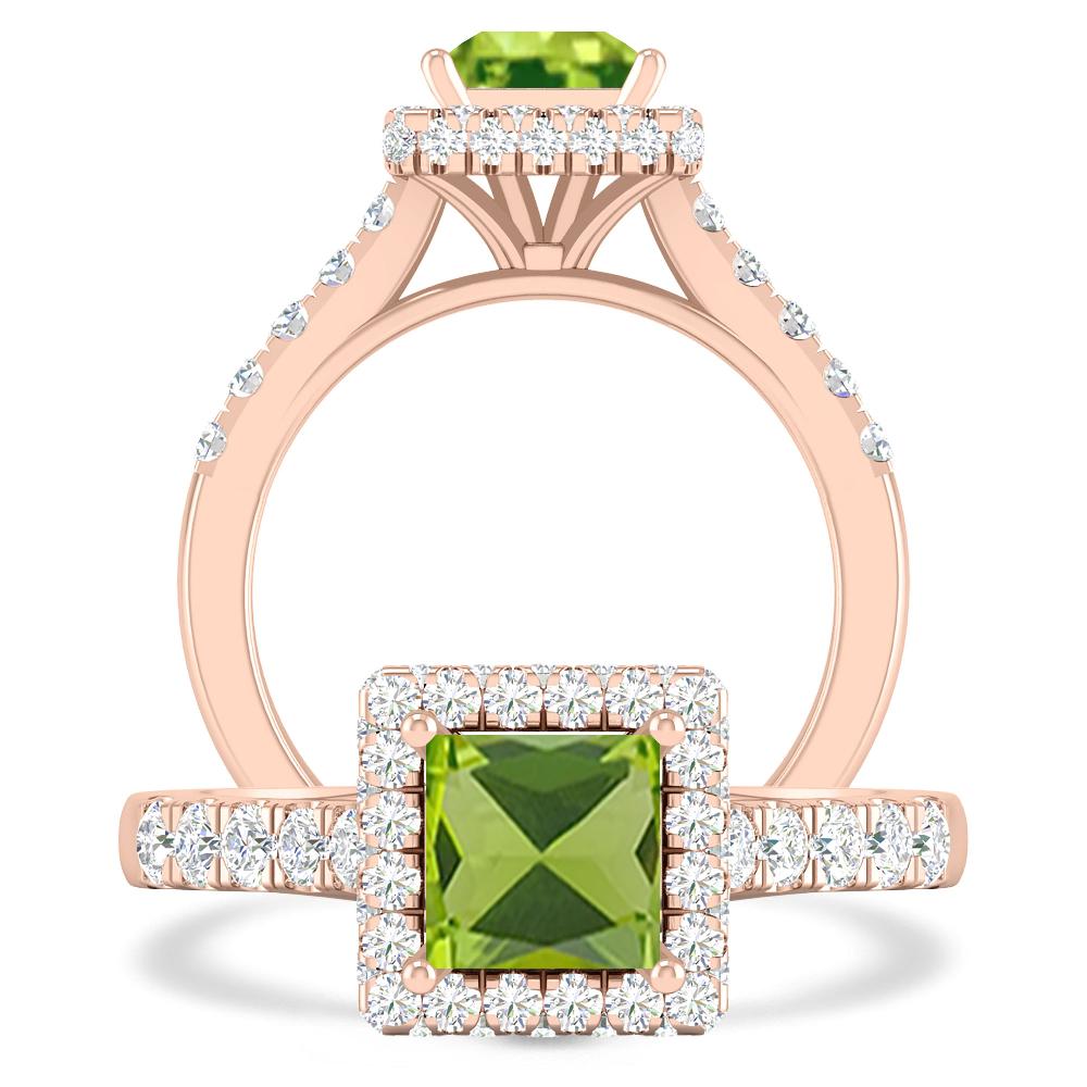 Rose Gold - Peridot