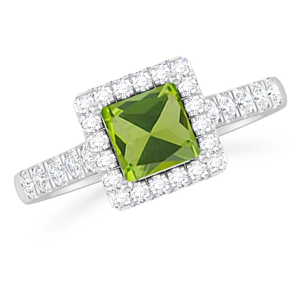 White Gold - Peridot