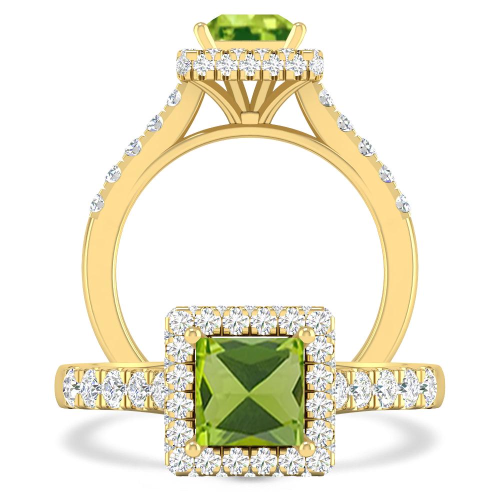 Yellow Gold - Peridot