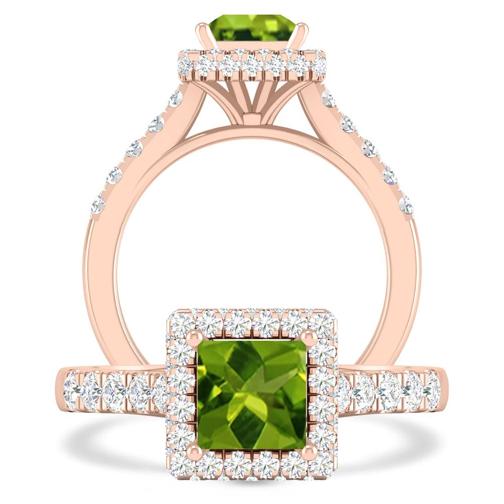 Rose Gold - Peridot