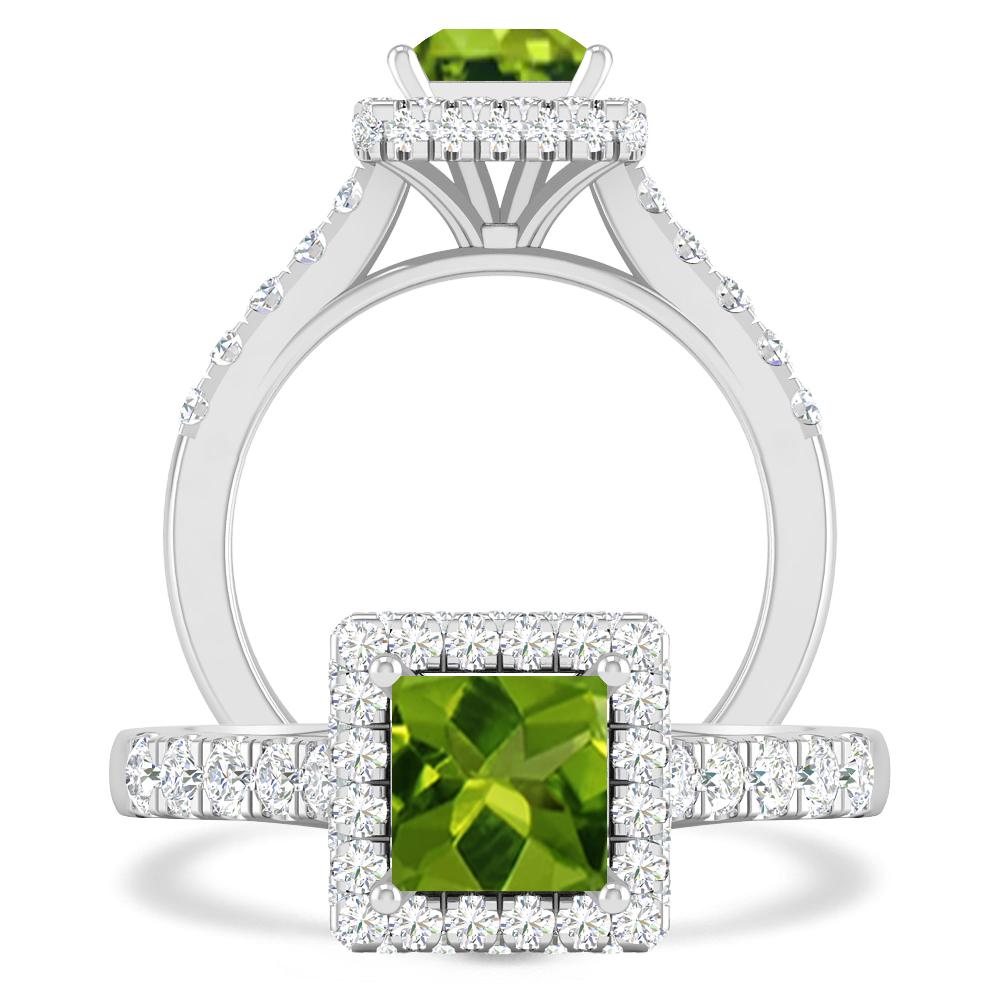 White Gold - Peridot