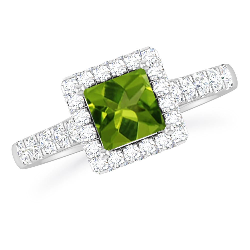 White Gold - Peridot