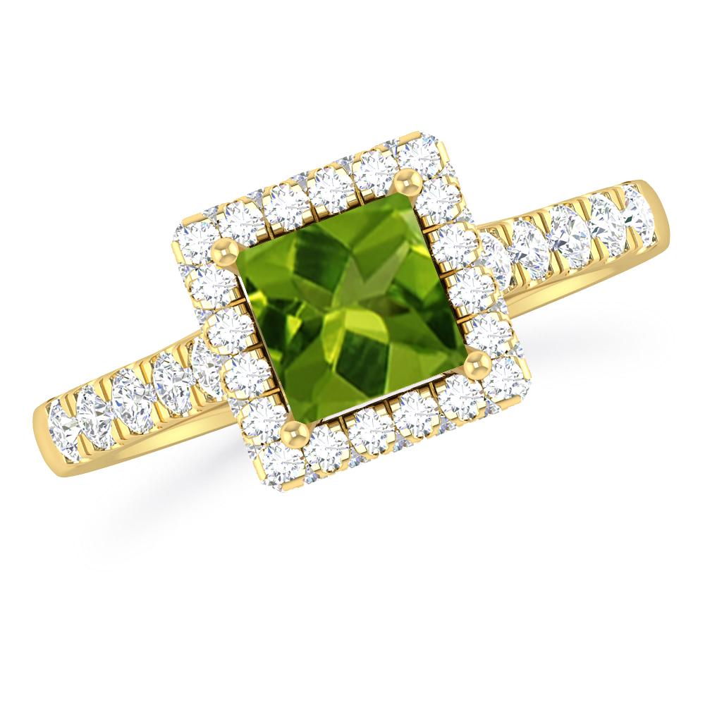 Yellow Gold - Peridot