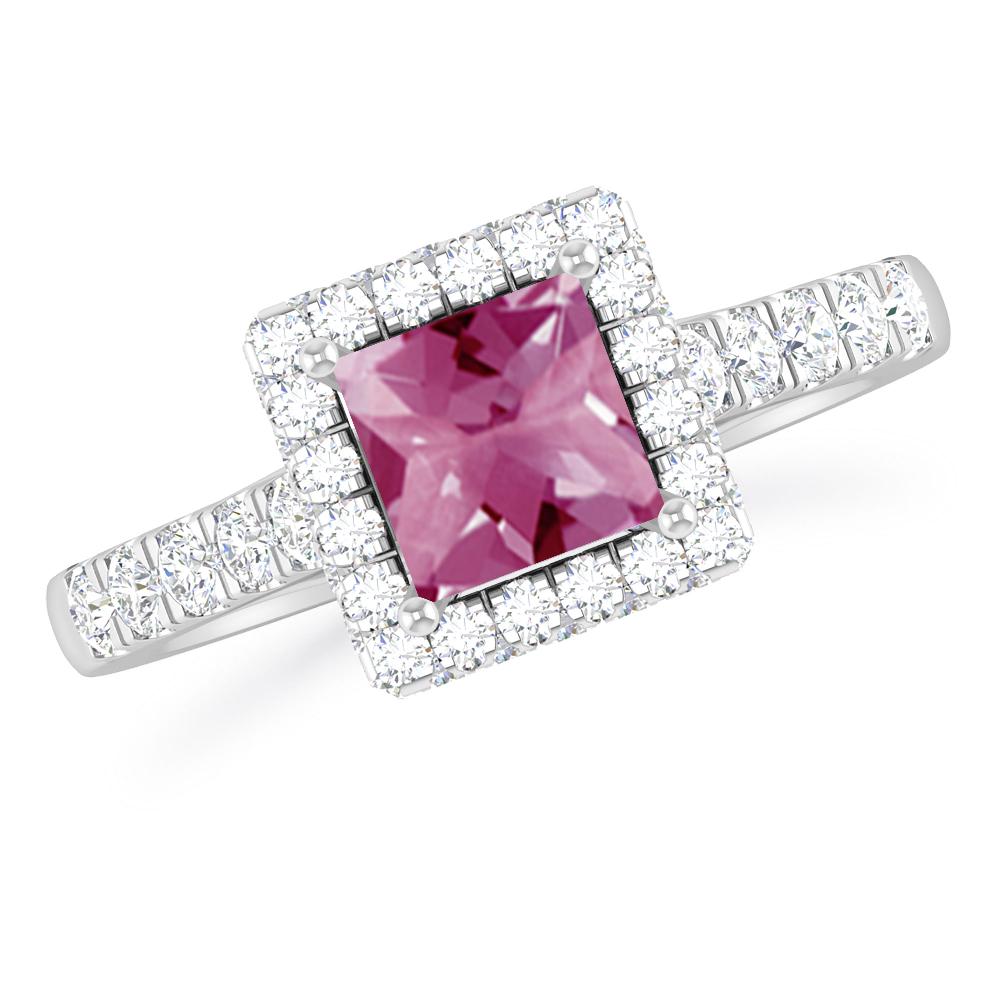 White Gold - Pink Tourmaline