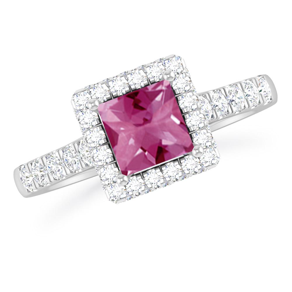 White Gold - Pink Tourmaline