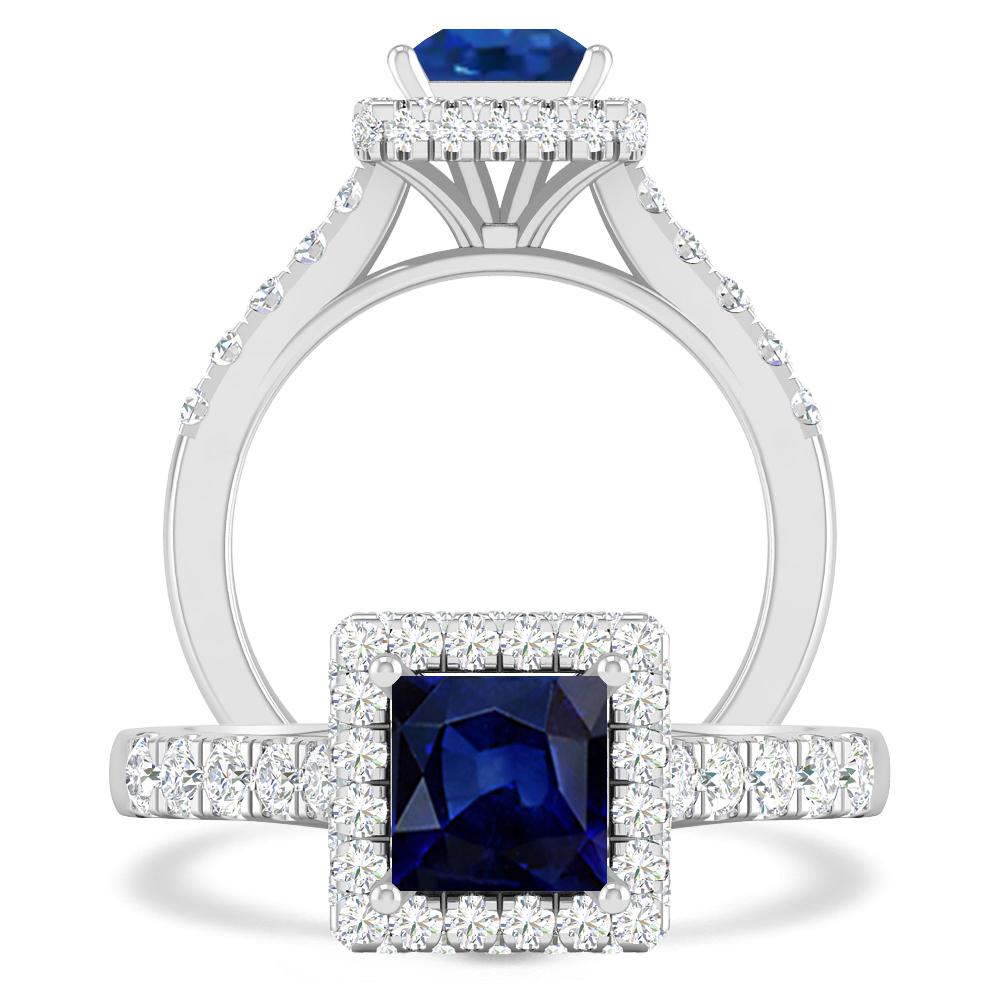 White Gold - Sapphire