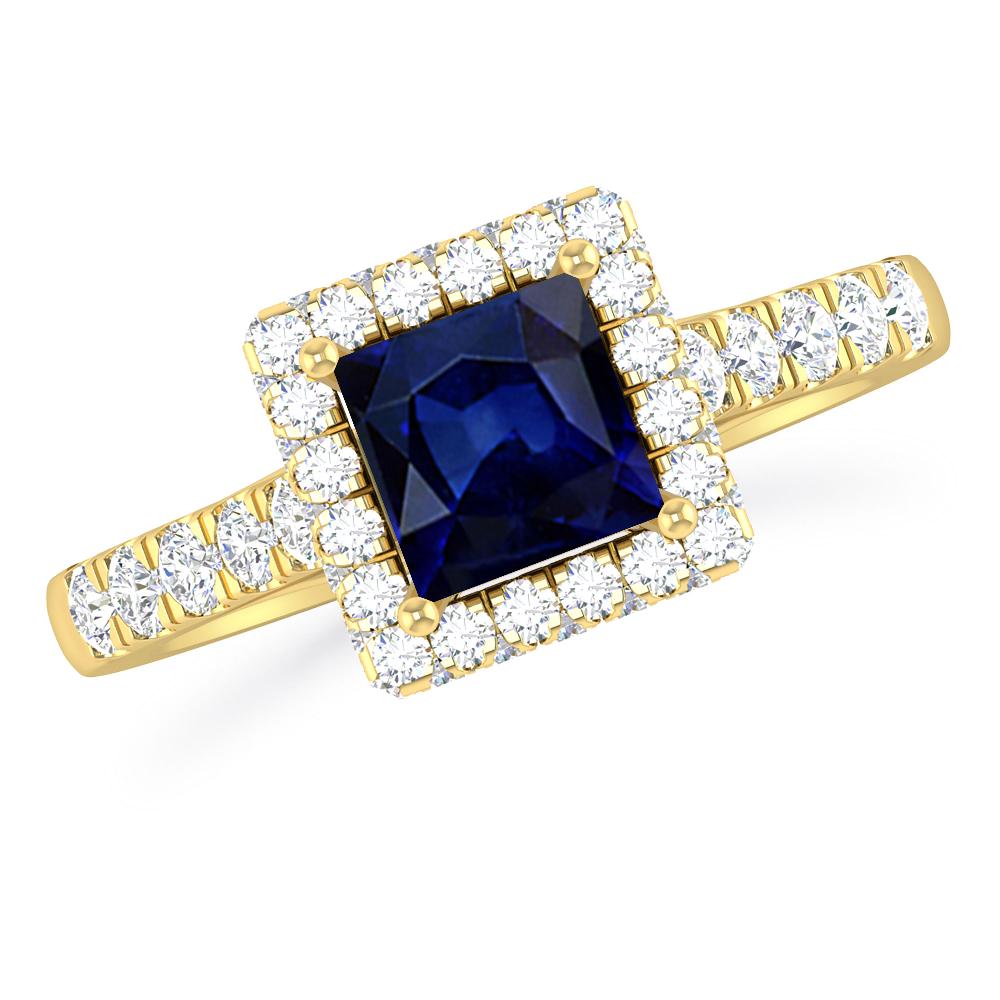 Yellow Gold - Sapphire