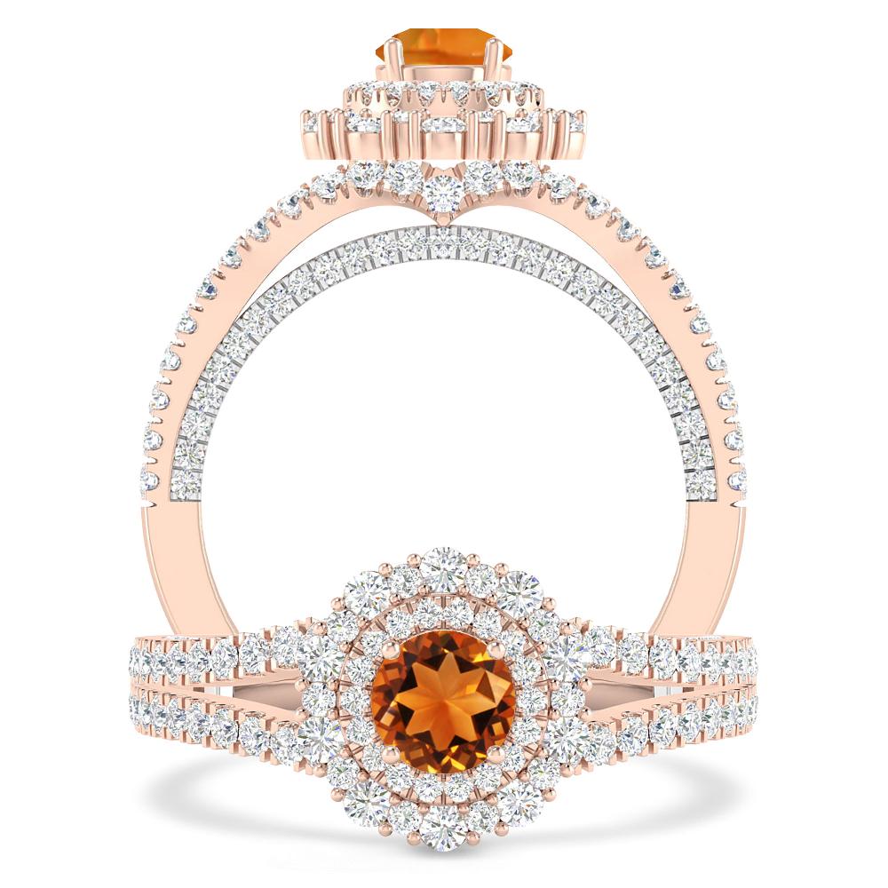 Rose Gold - Citrine