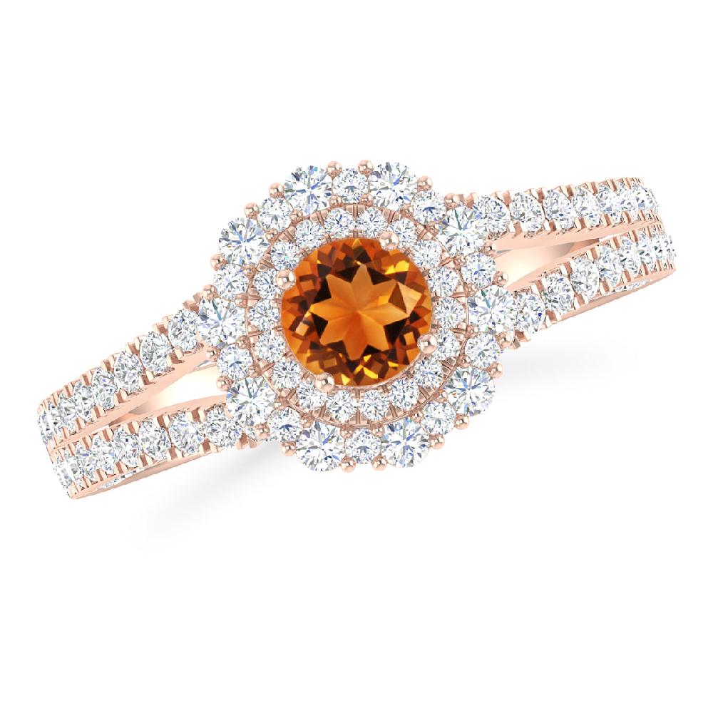 Rose Gold - Citrine