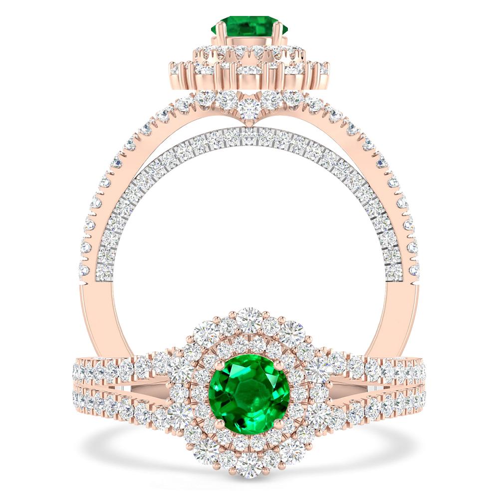 Rose Gold - Emerald