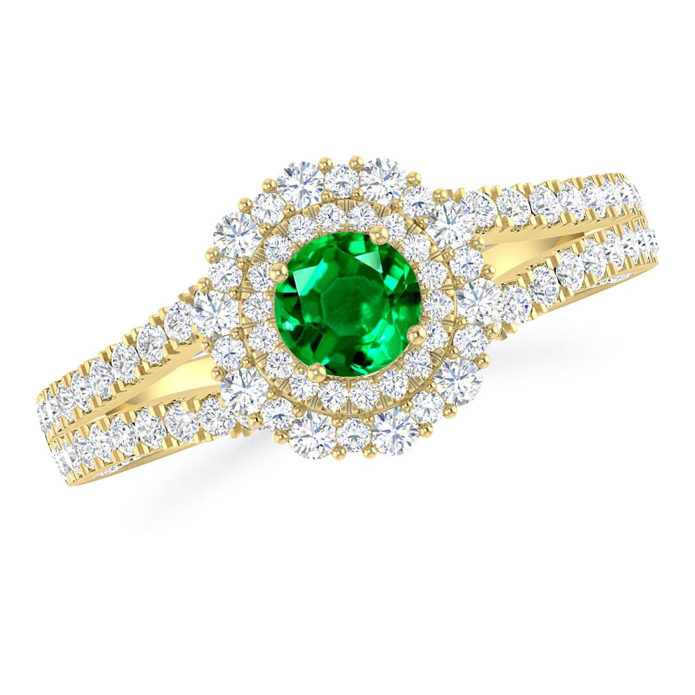 Yellow Gold - Emerald