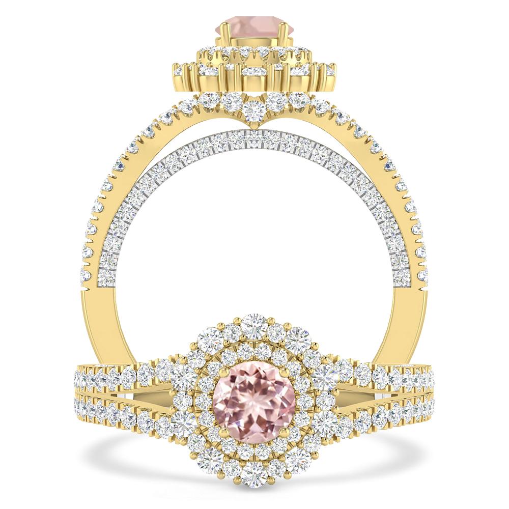 Yellow Gold - Morganite