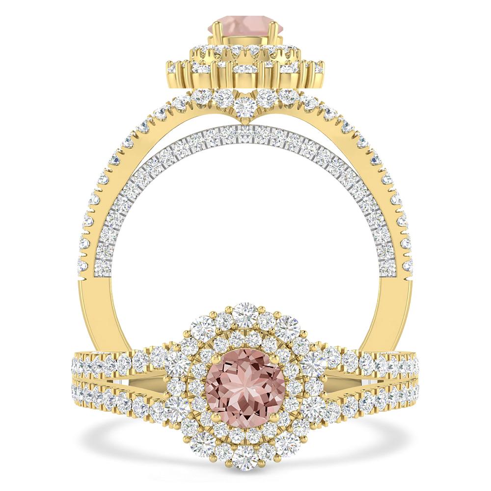 Yellow Gold - Morganite