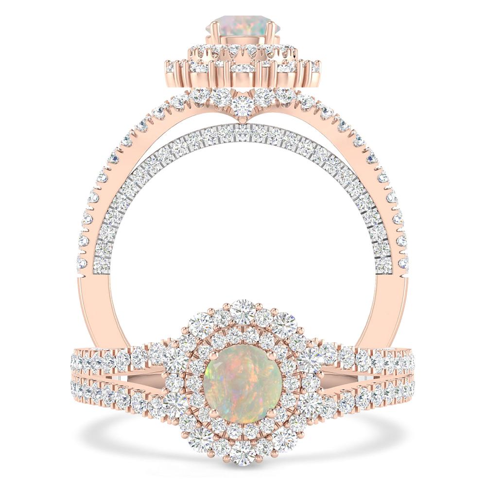 Rose Gold - Opal