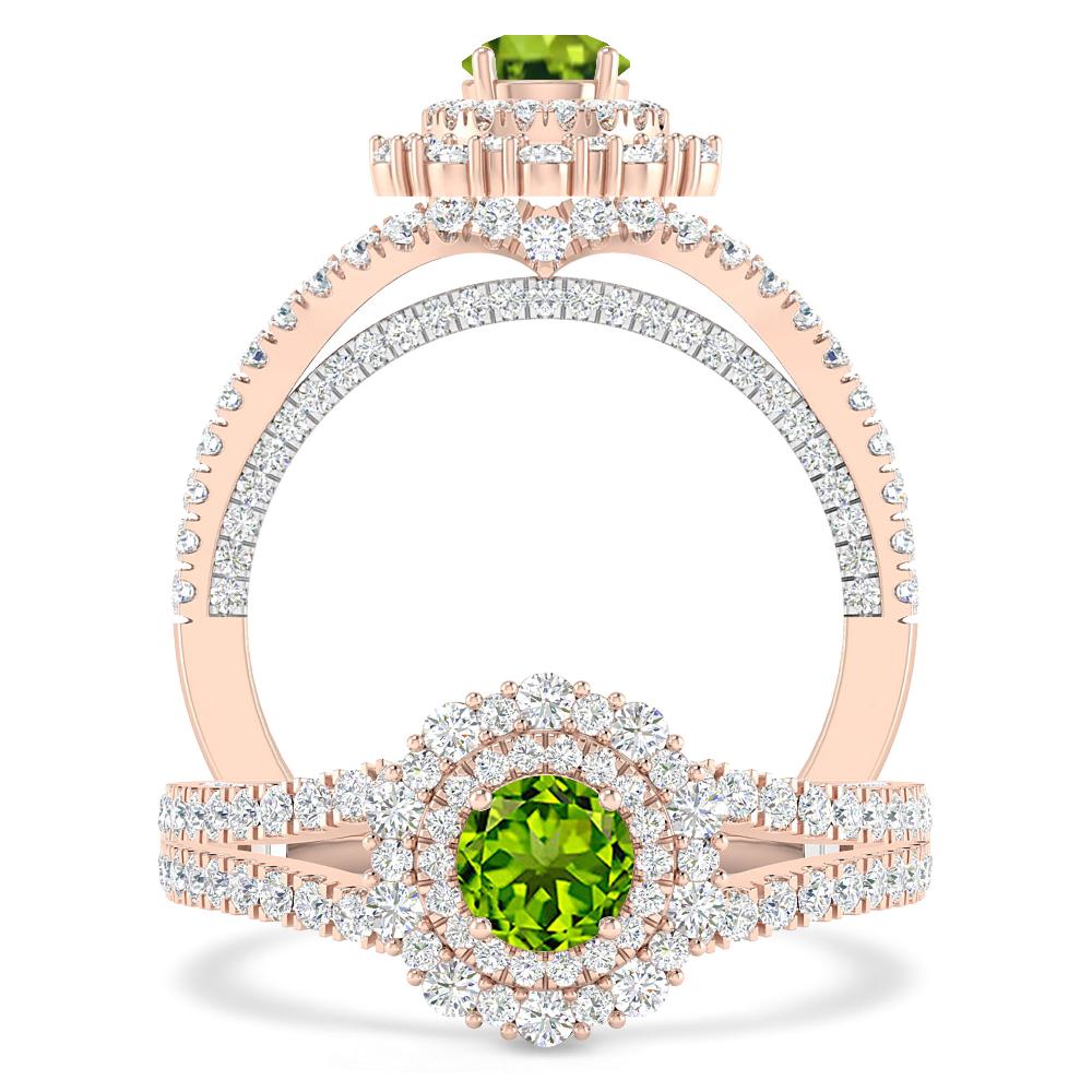 Rose Gold - Peridot