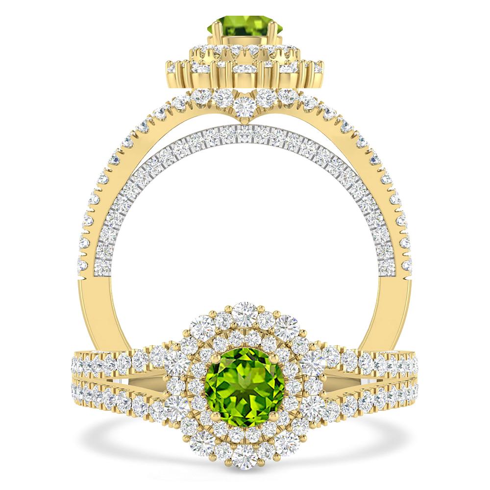 Yellow Gold - Peridot