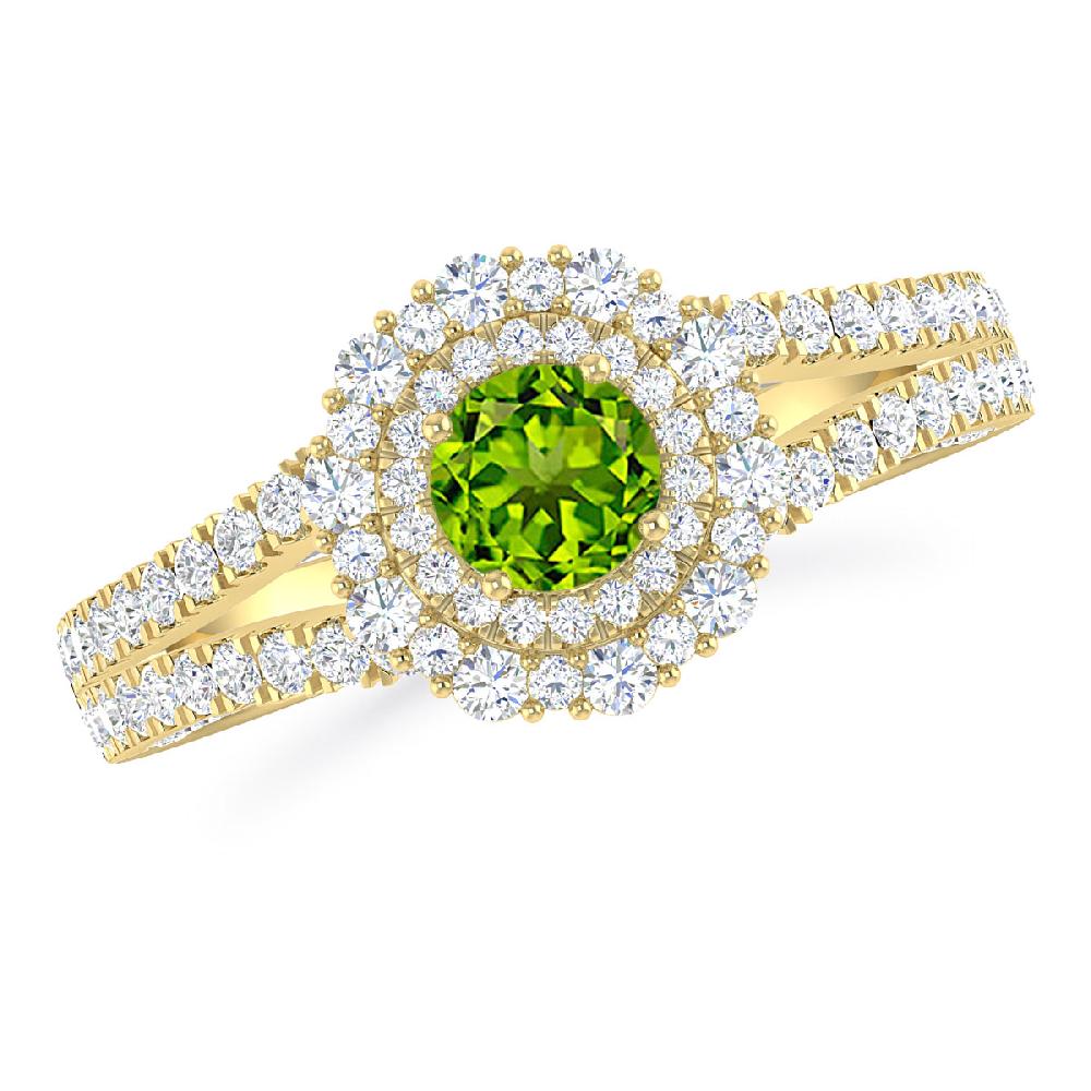 Yellow Gold - Peridot