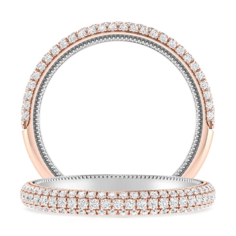 Rose Gold/White Gold - Round