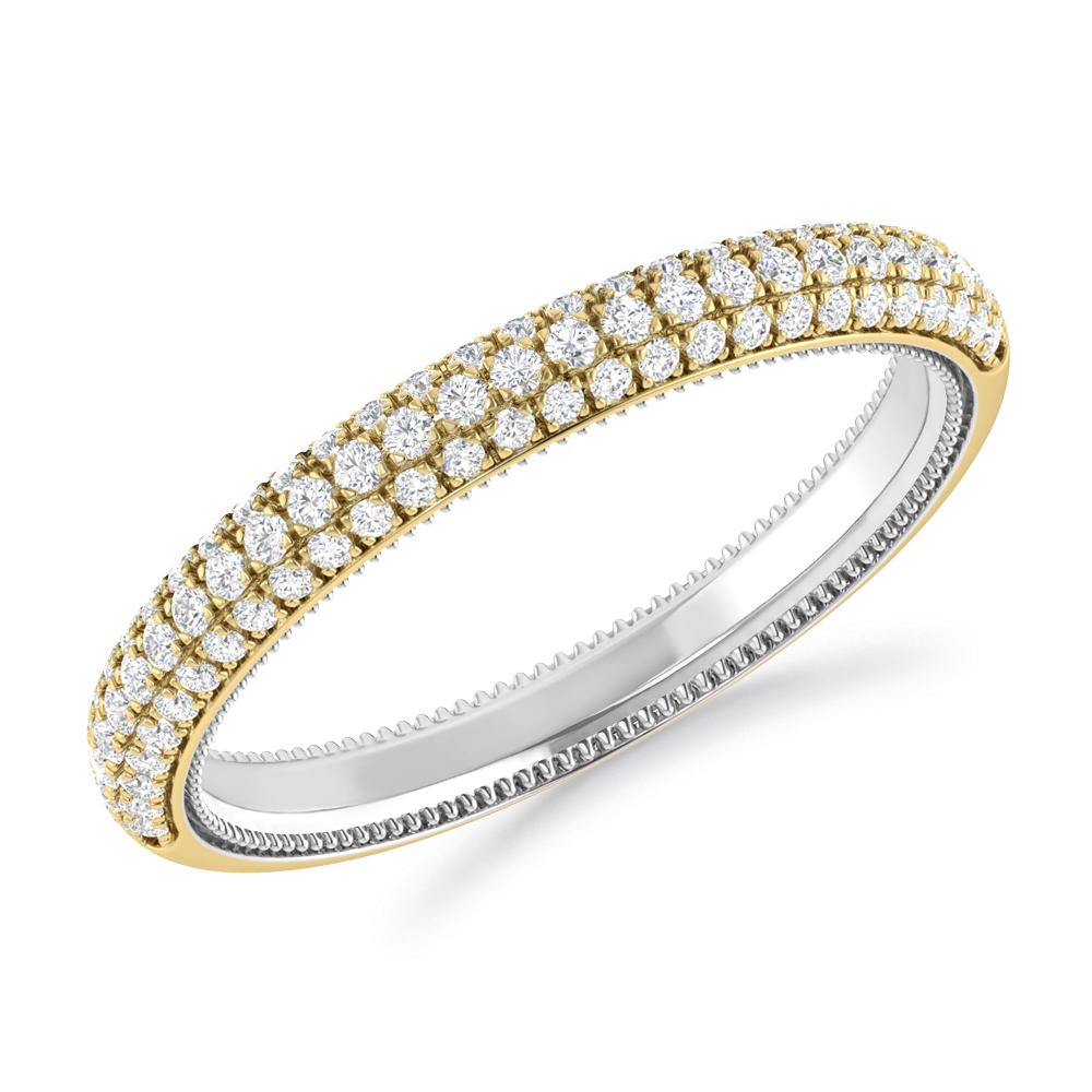 Yellow Gold/White Gold - Round