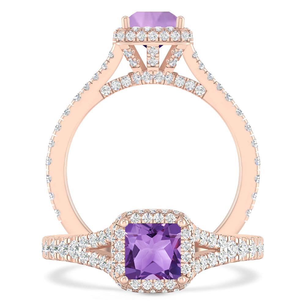 Rose Gold - Amethyst