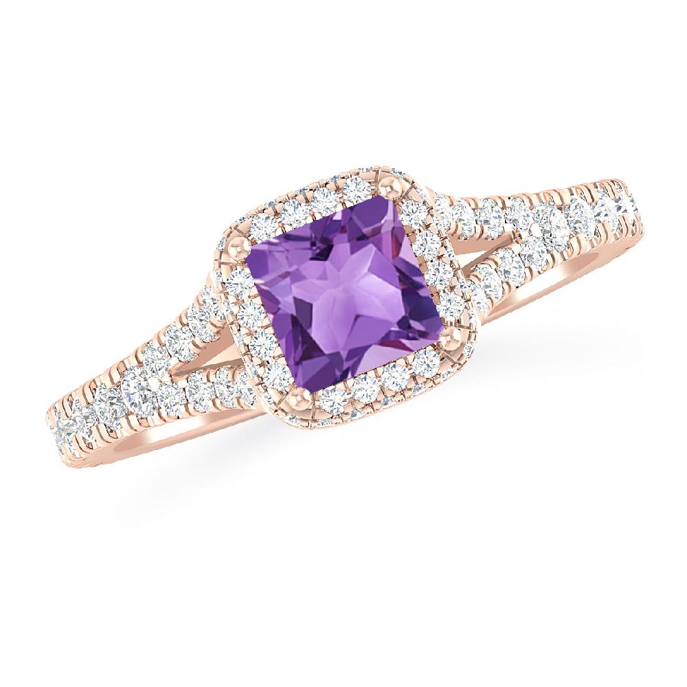 Rose Gold - Amethyst