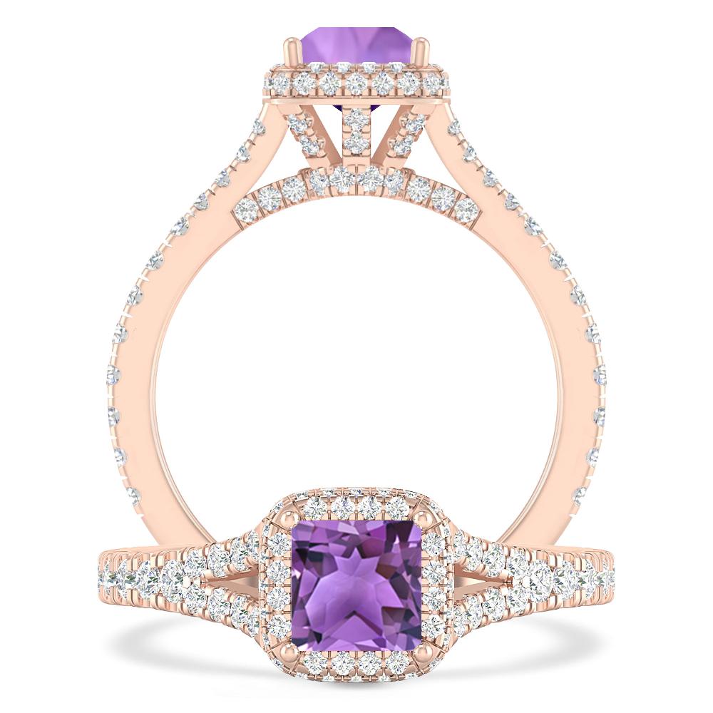 Rose Gold - Amethyst