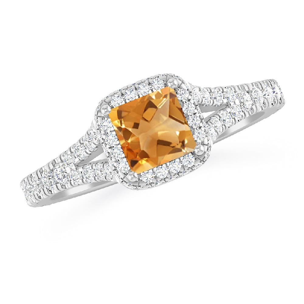 White Gold - Citrine