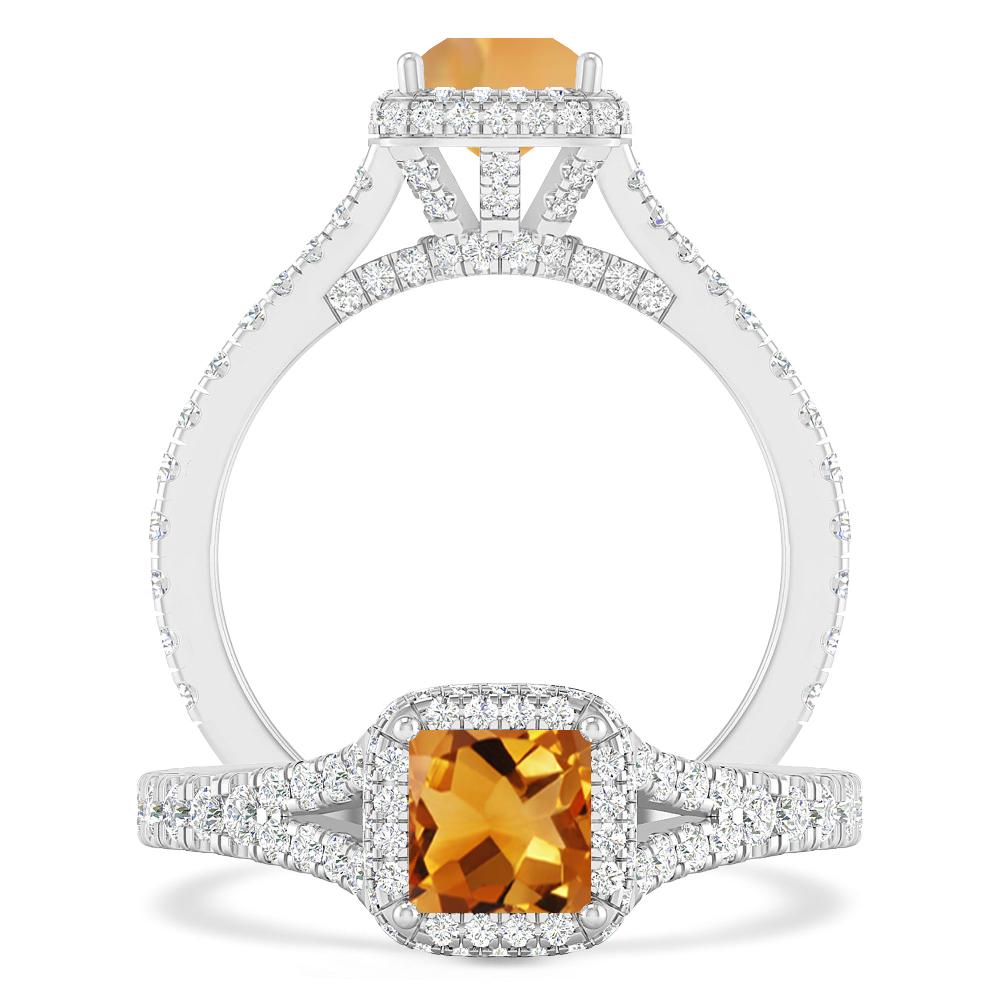 White Gold - Citrine