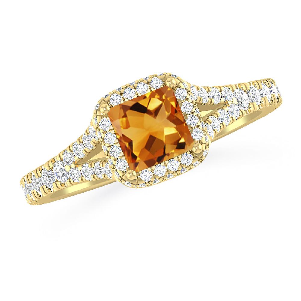 Yellow Gold - Citrine