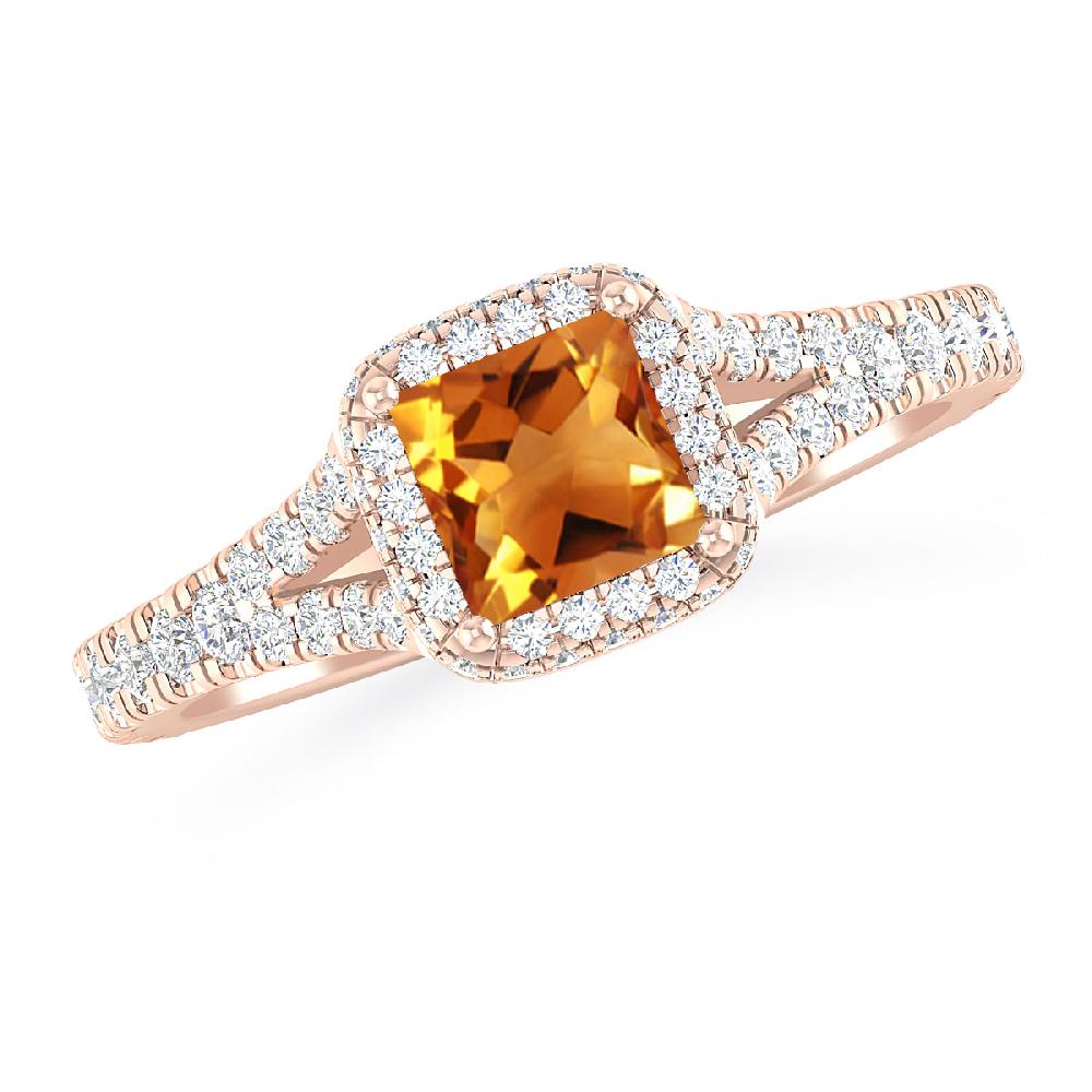 Rose Gold - Citrine