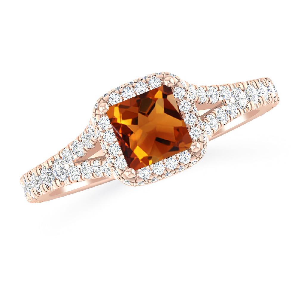 Rose Gold - Citrine