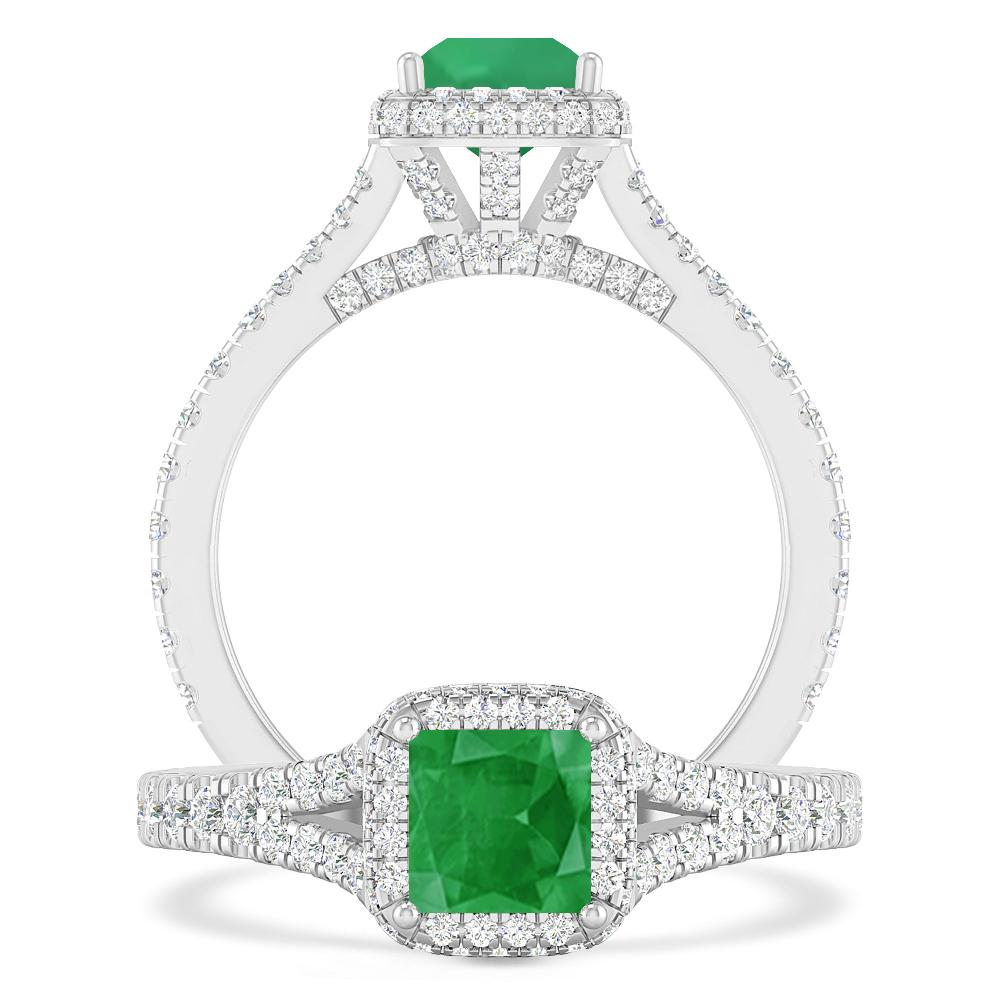 White Gold - Emerald