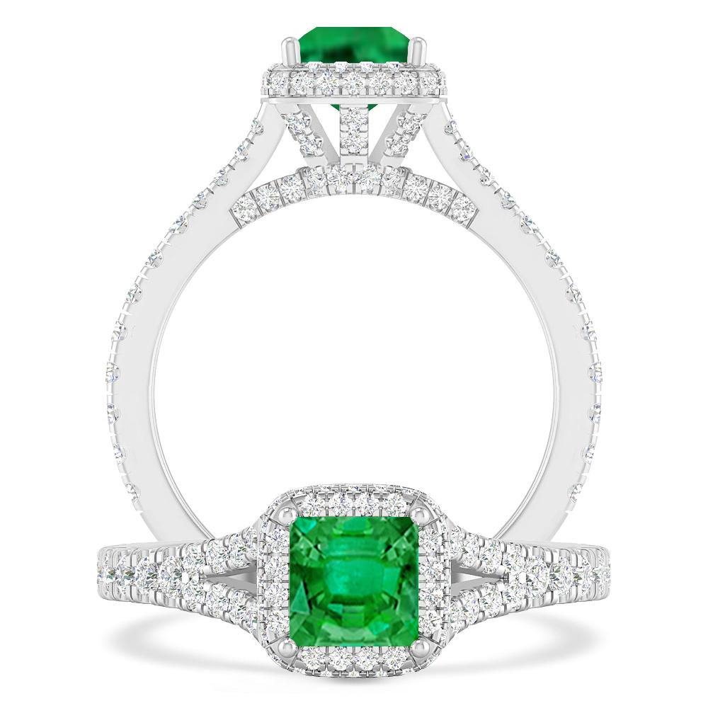 White Gold - Emerald