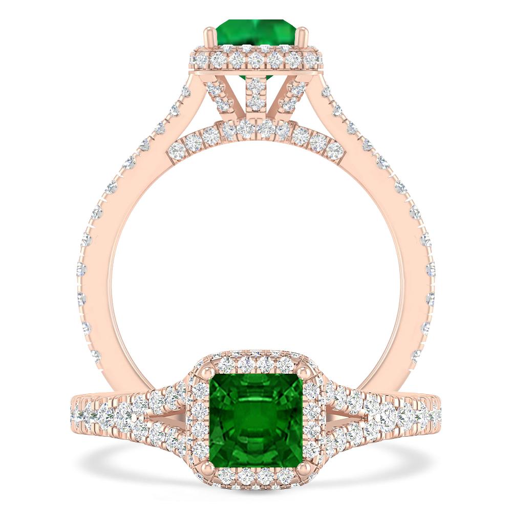 Rose Gold - Emerald