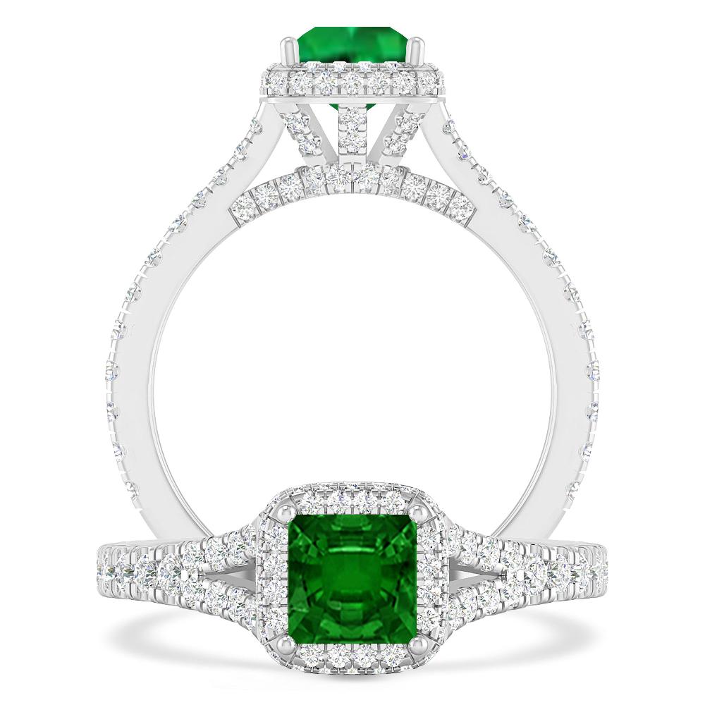 White Gold - Emerald