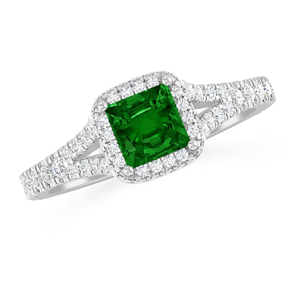 White Gold - Emerald