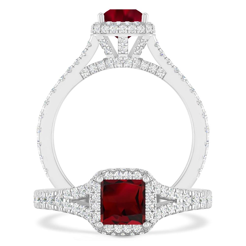 White Gold - Garnet