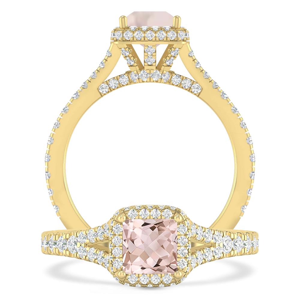 Yellow Gold - Morganite