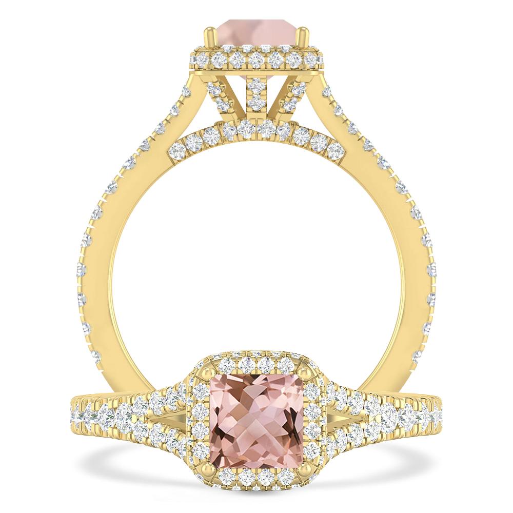 Yellow Gold - Morganite