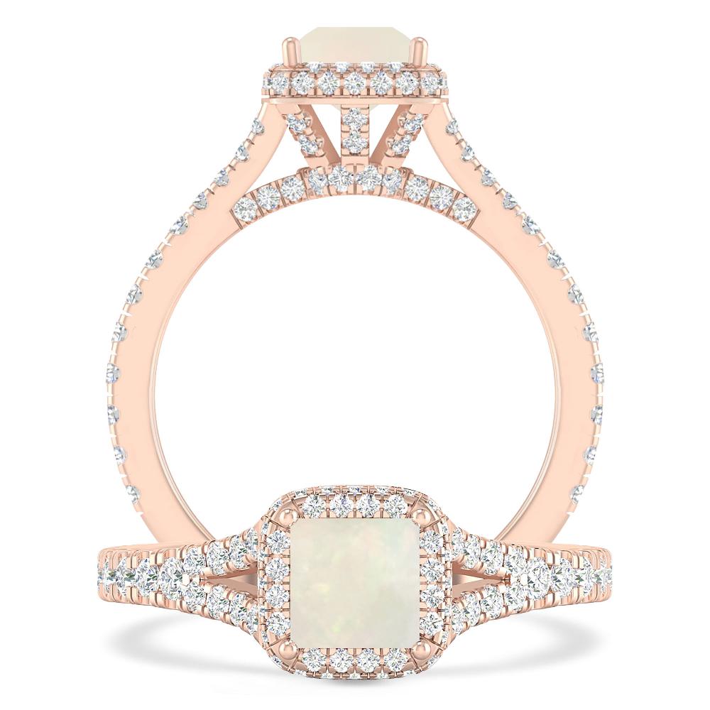 Rose Gold - Opal