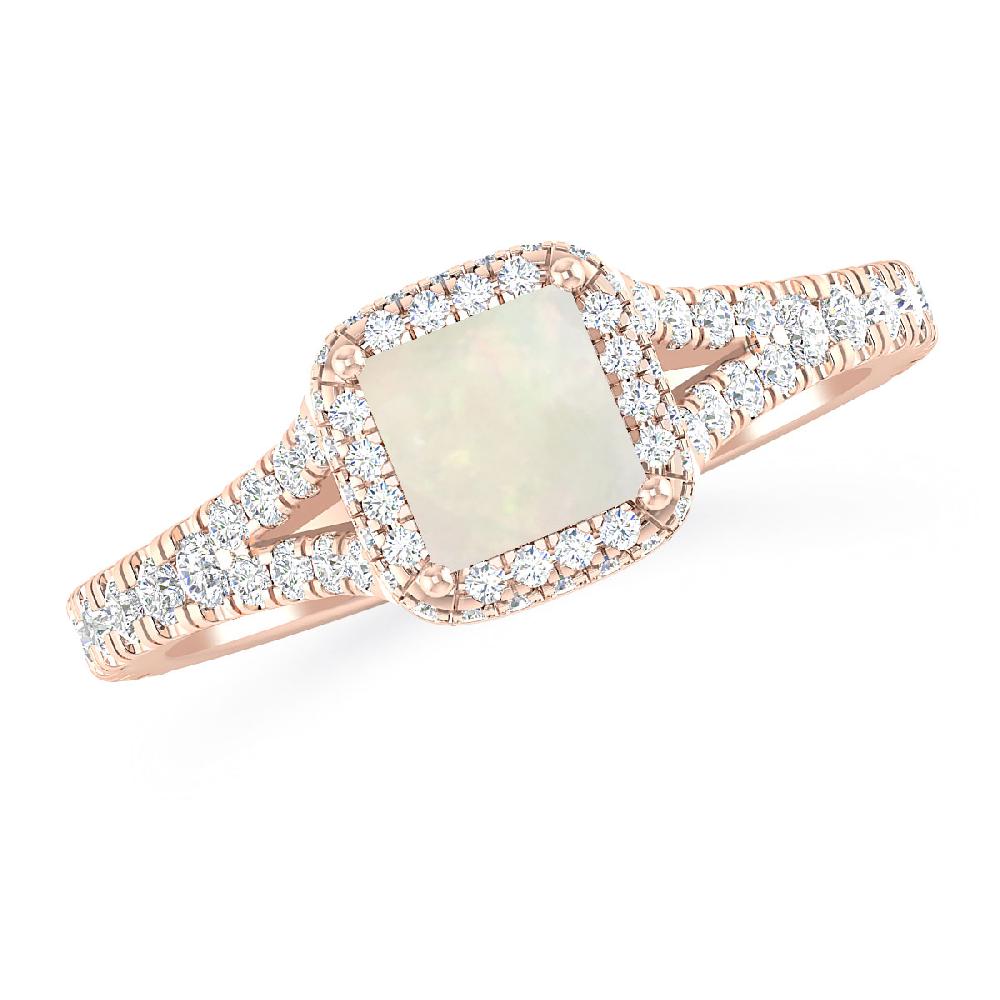 Rose Gold - Opal