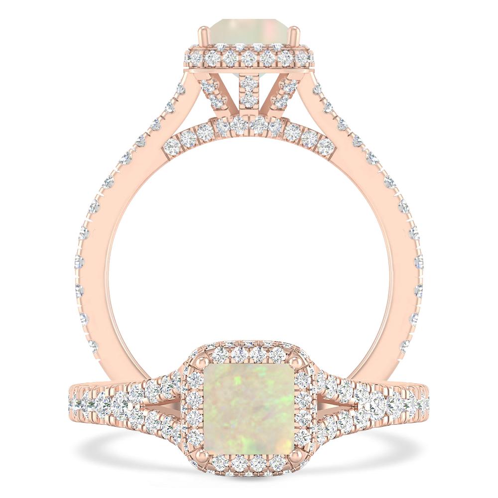 Rose Gold - Opal