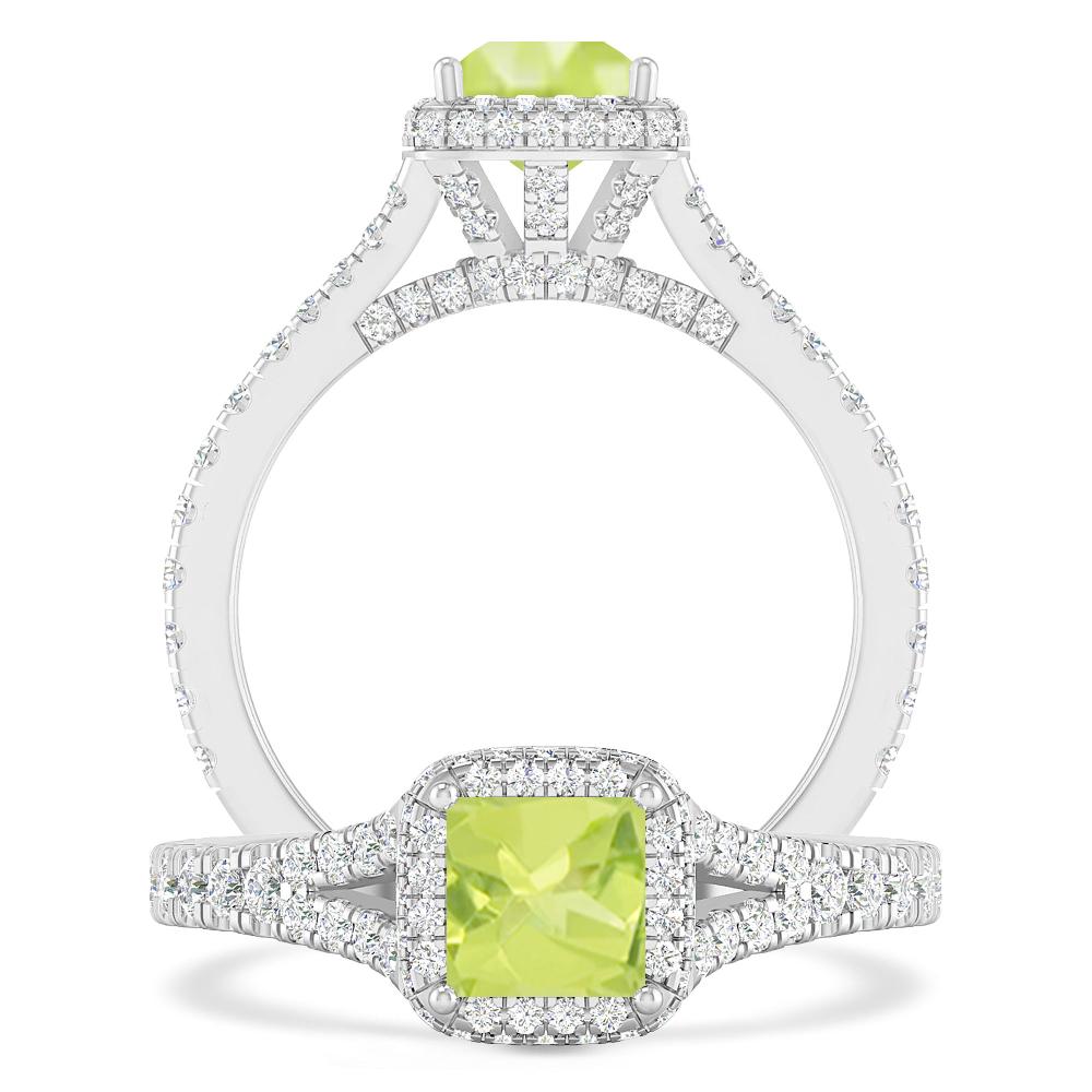 White Gold - Peridot