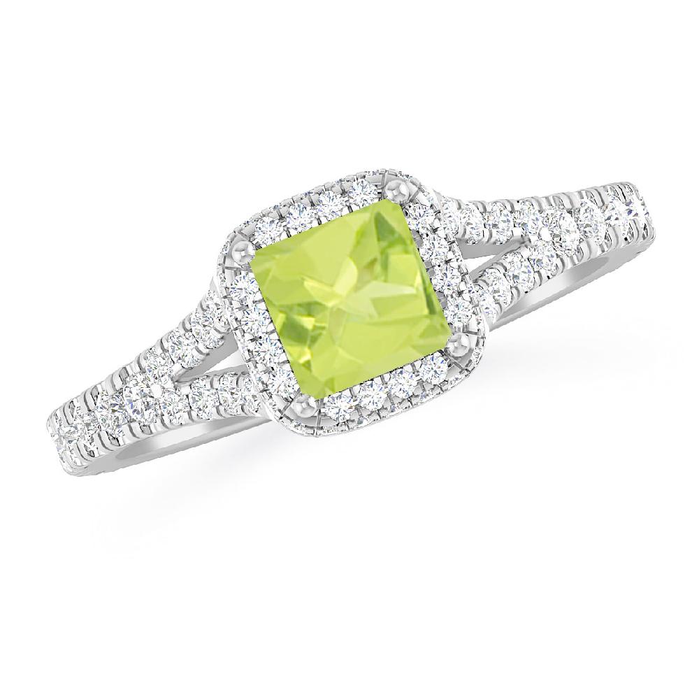 White Gold - Peridot